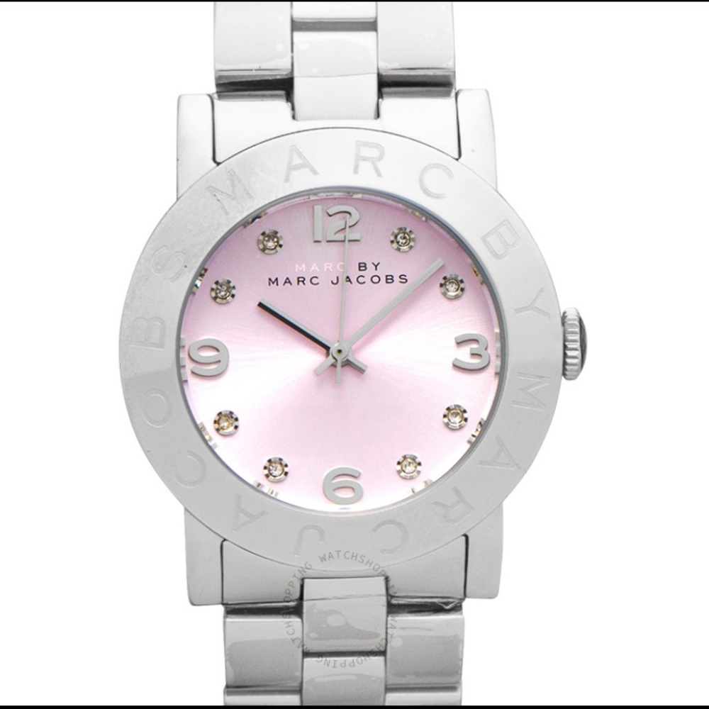 Marc Jacobs Amy watch Silver and pink
